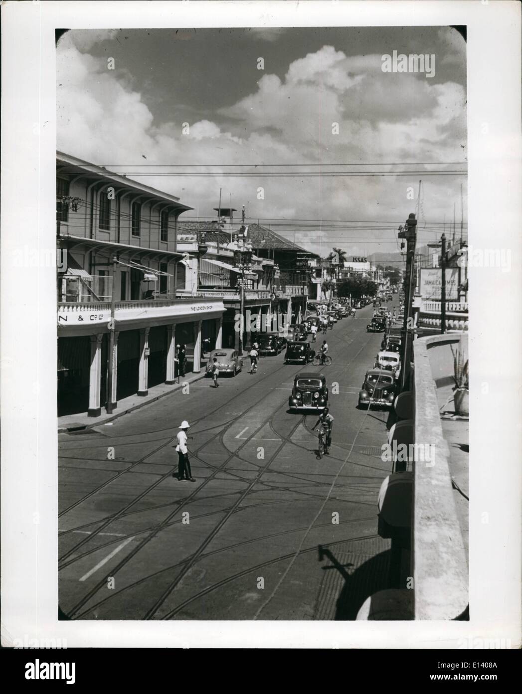 Marzo 27, 2012 - King Street, Kingston, Jamaica, B.W.I. Foto de stock