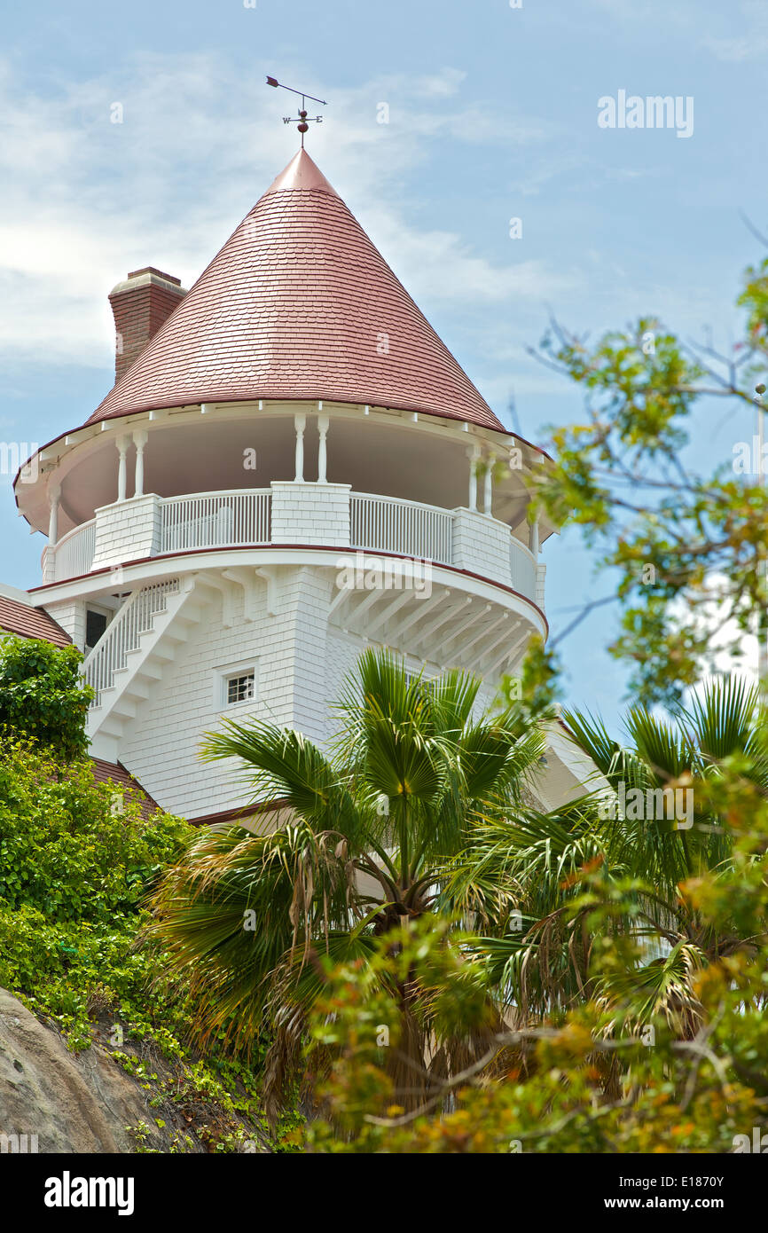 El histórico Holly Hill House, Avalon, Santa Catalina Island