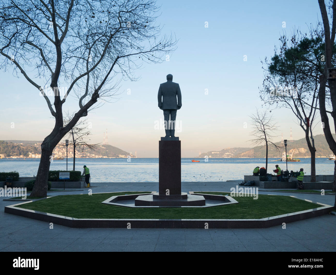 Haydar Aliyev estatua Foto de stock