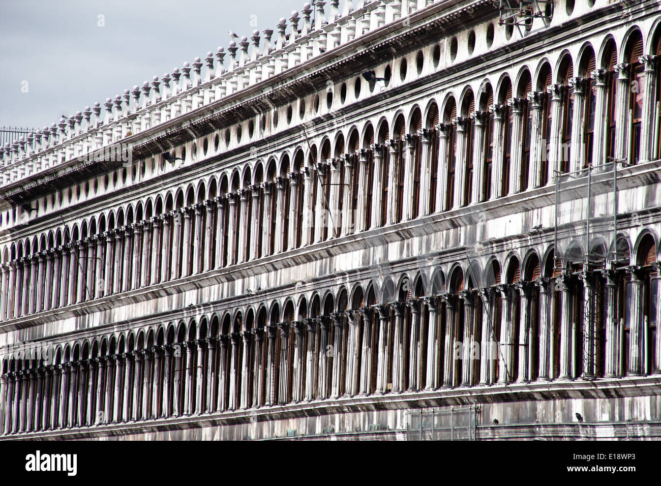 Der ber'hmte Markus Platz en Venedig, Italien, Europa Foto de stock