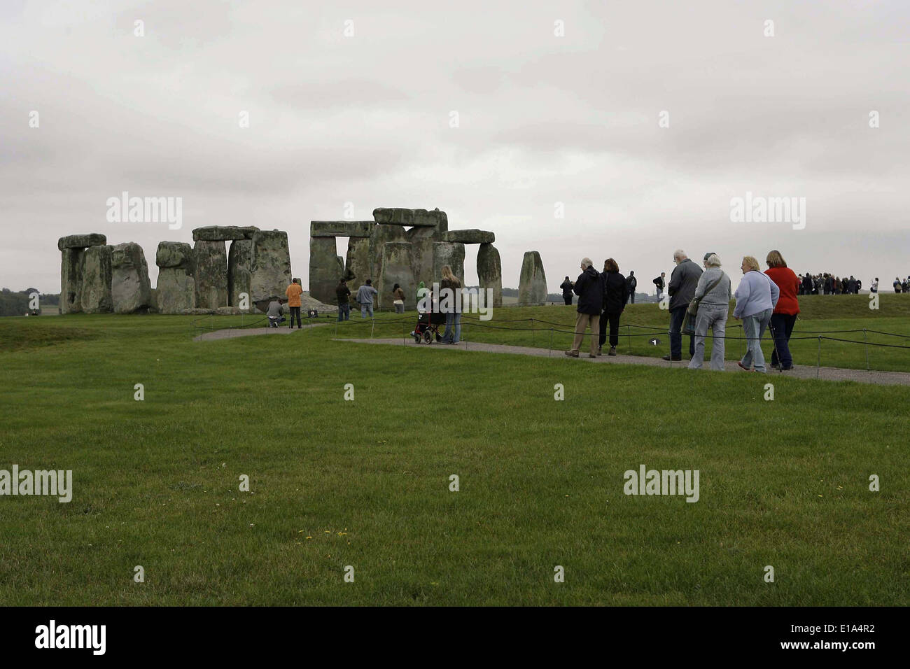 Stonehenge en Wiltshire Foto de stock