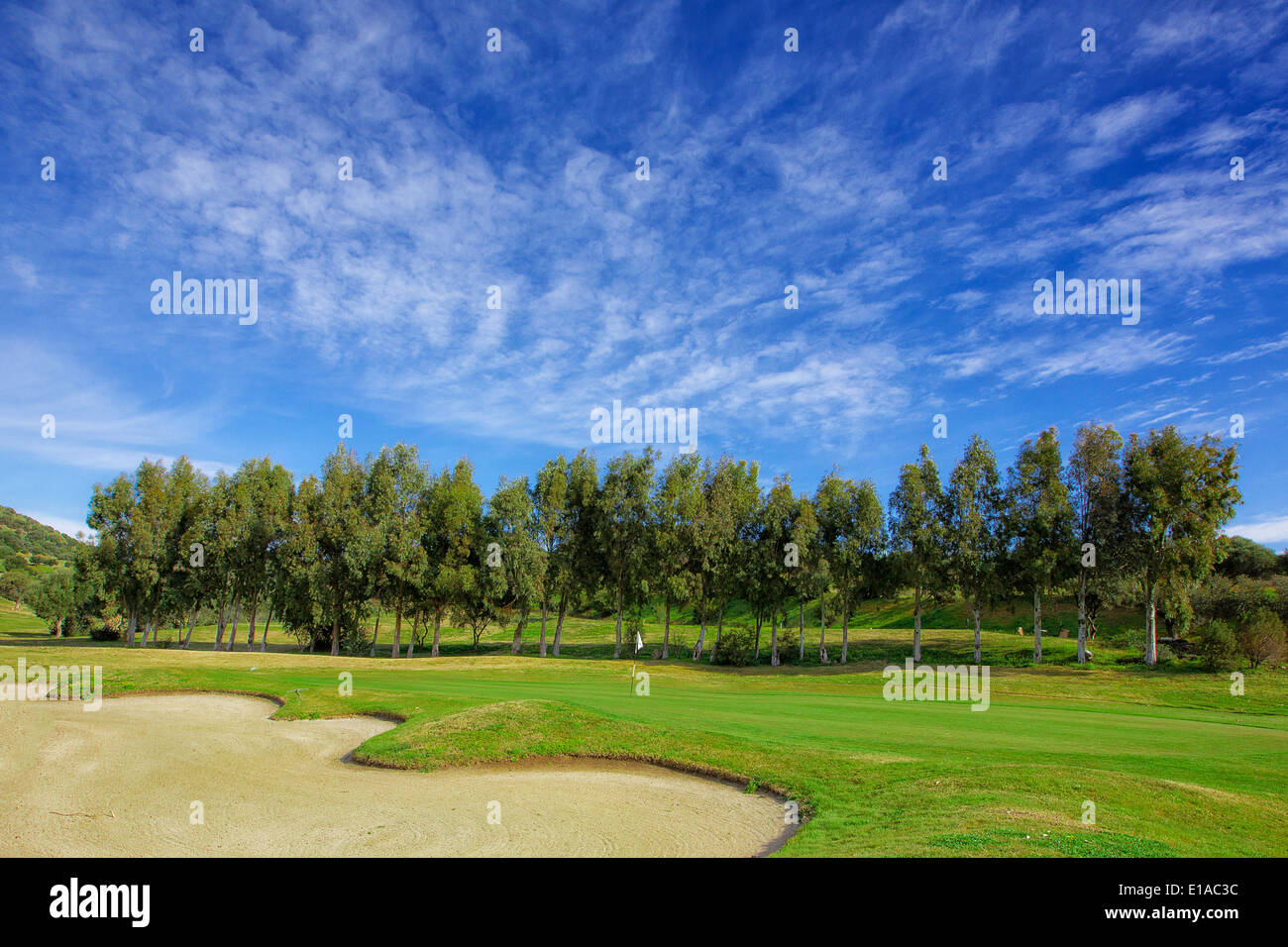 Tanka golf course en Cerdeña, Italia Foto de stock