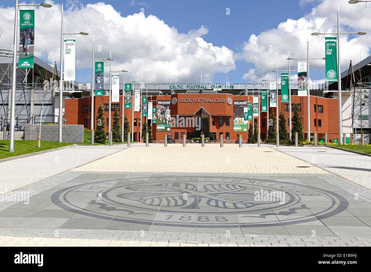Celtic Park Parkhead, Glasgow, Escocia, Reino Unido Foto de stock