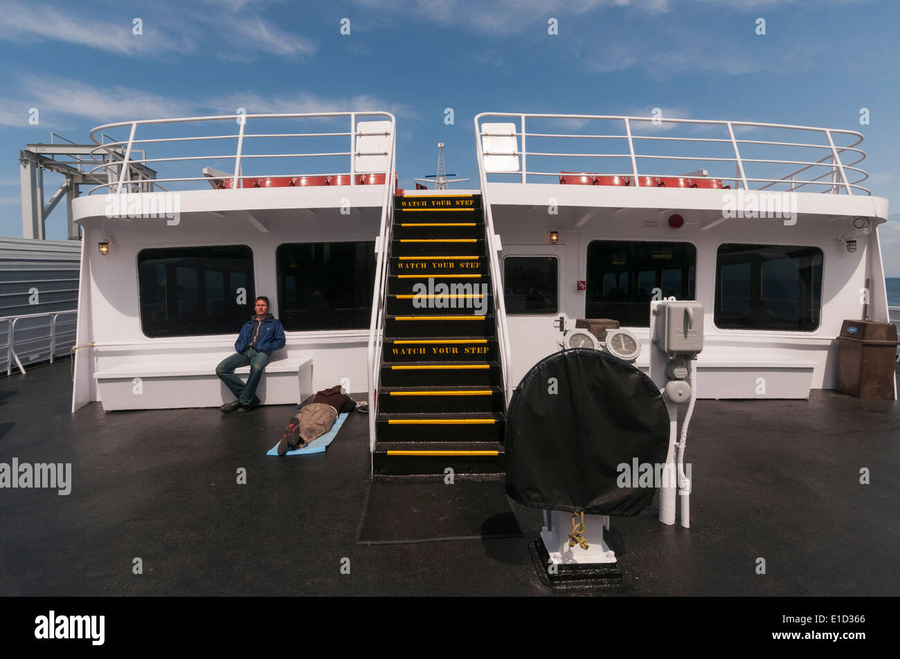 Elk203-1116 Canadá, Columbia Británica, Vancouver Island Ferry Foto de stock