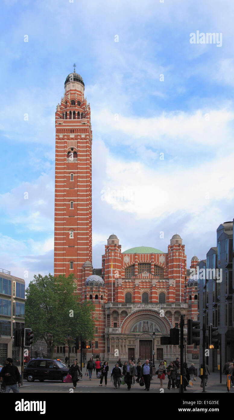 Reino Unido, Inglaterra, Londres, La Catedral de Westminster, Foto de stock