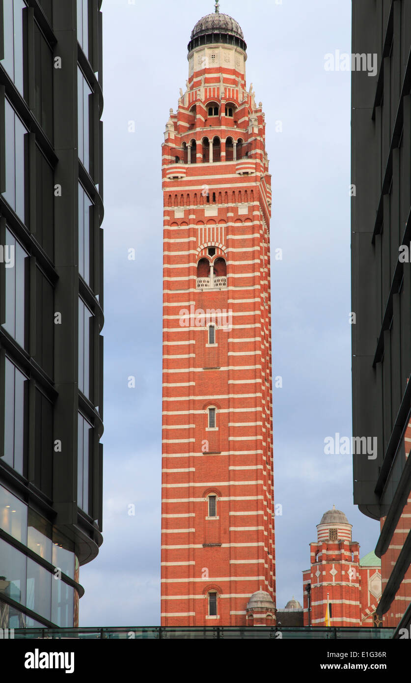 Reino Unido, Inglaterra, Londres, La Catedral de Westminster, Foto de stock