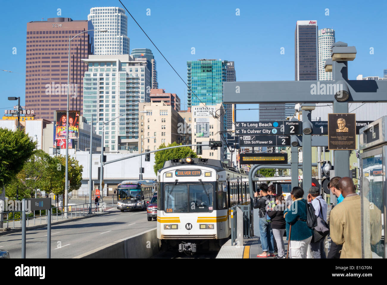 Los Angeles California,Centro,Los Angeles County Metro Rail,sistema de