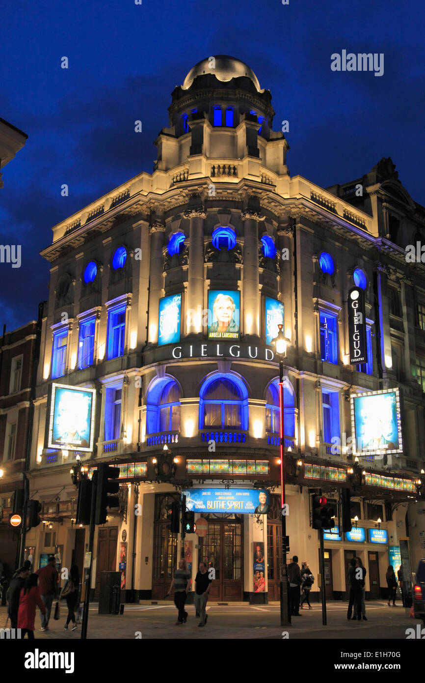 Reino Unido, Inglaterra, Londres, Gielgud Theatre, Shaftesbury Avenue, Foto de stock