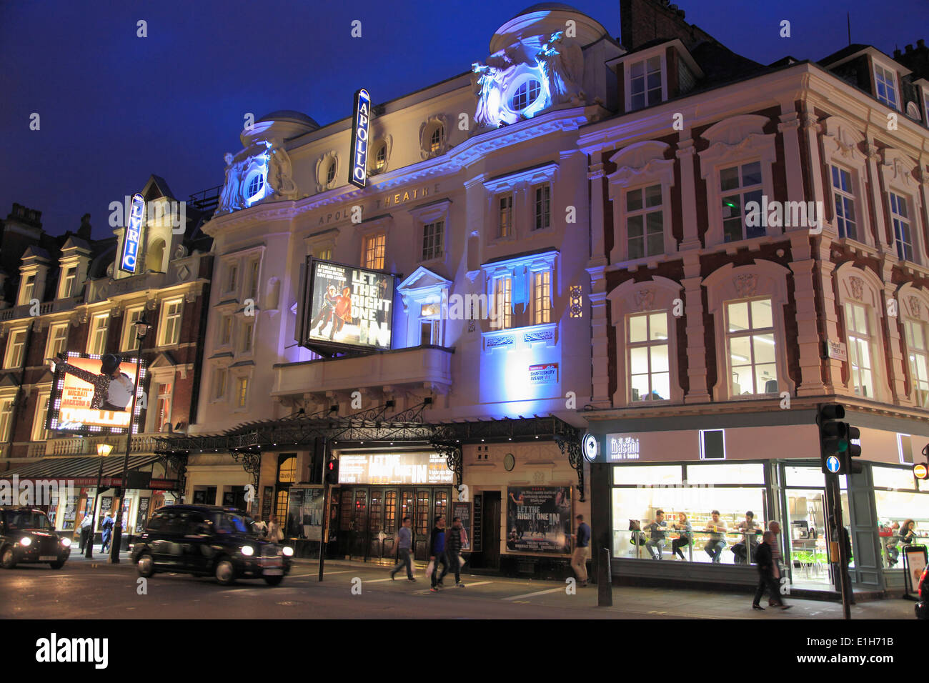 Reino Unido, Inglaterra, Londres, teatros, Shaftesbury Avenue, Foto de stock