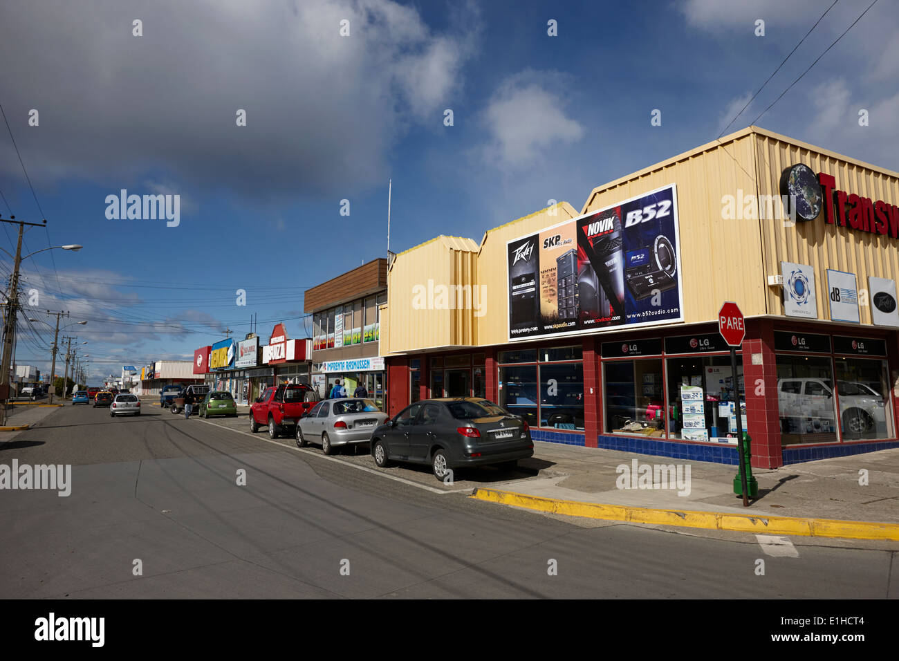 Zona Franca Puerto libre zonaustral Punta Arenas Chile Fotografía de stock  - Alamy