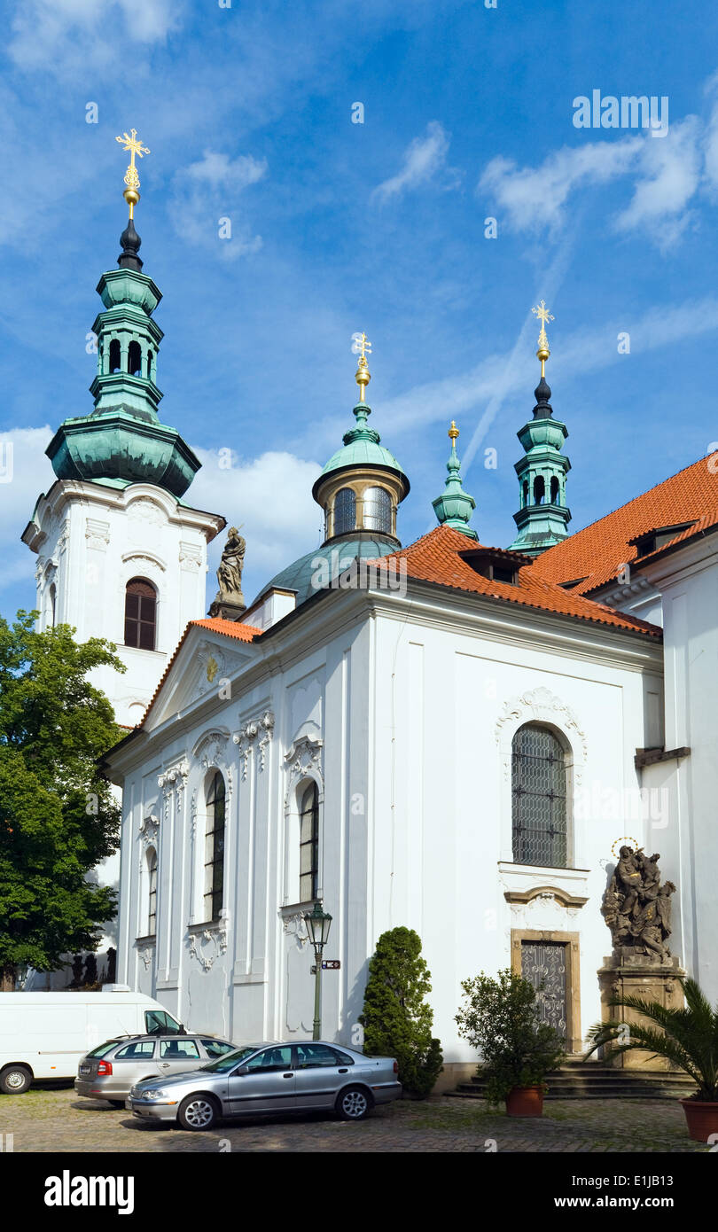 El Monasterio de Strahov (Praga, República Checa). Foto de stock