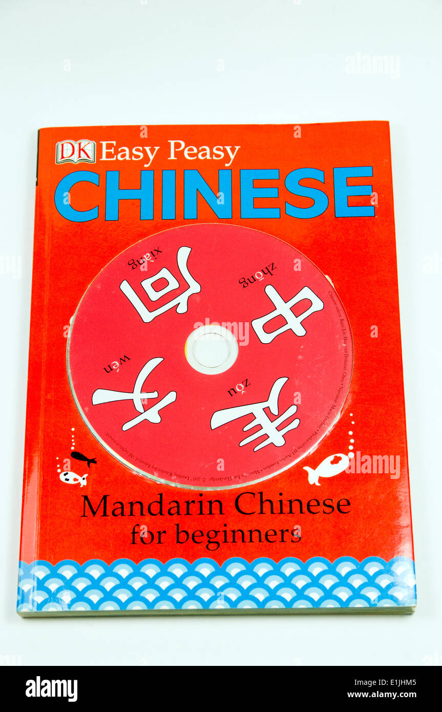 Chino mandarín para principiantes curso de aprendizaje Foto de stock
