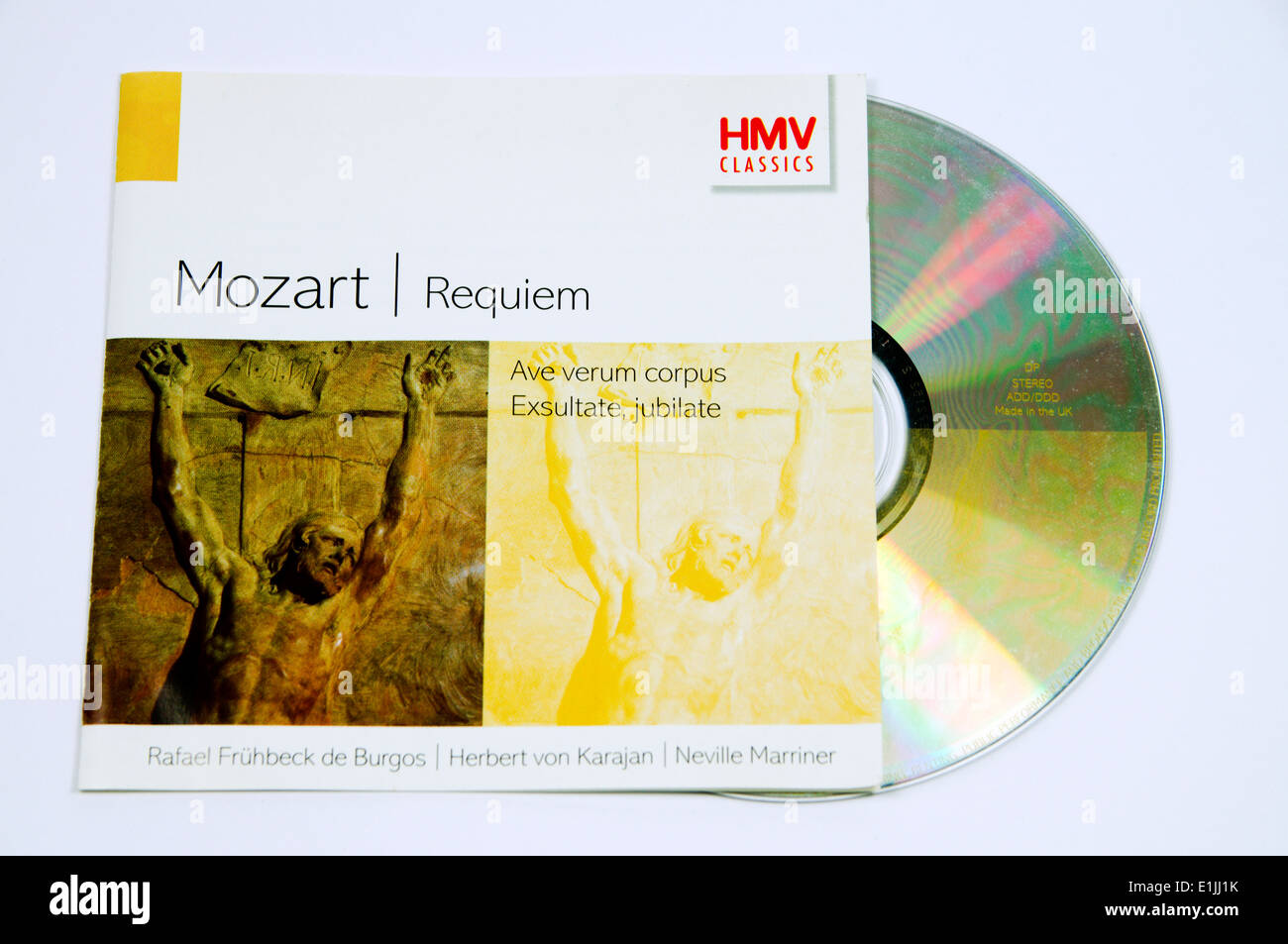 Requiem de Mozart cd Foto de stock