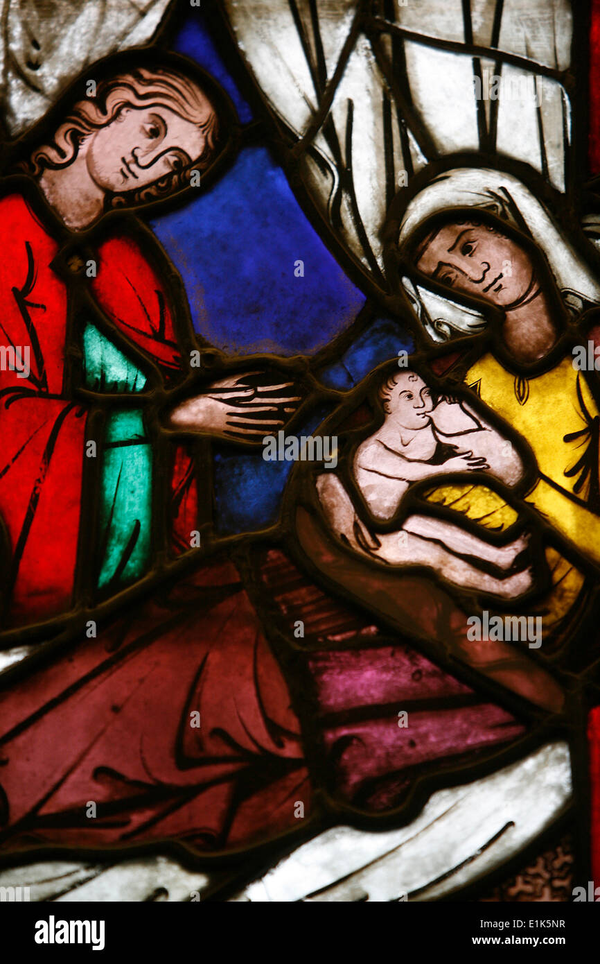 El nacimiento de Isaac, hijo de Abraham y Sara Fotografía de stock Alamy