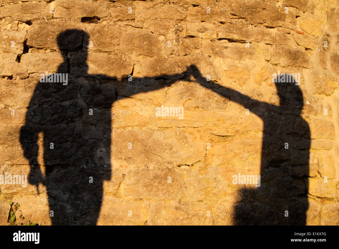Pareja de sombras Fotografía de stock - Alamy