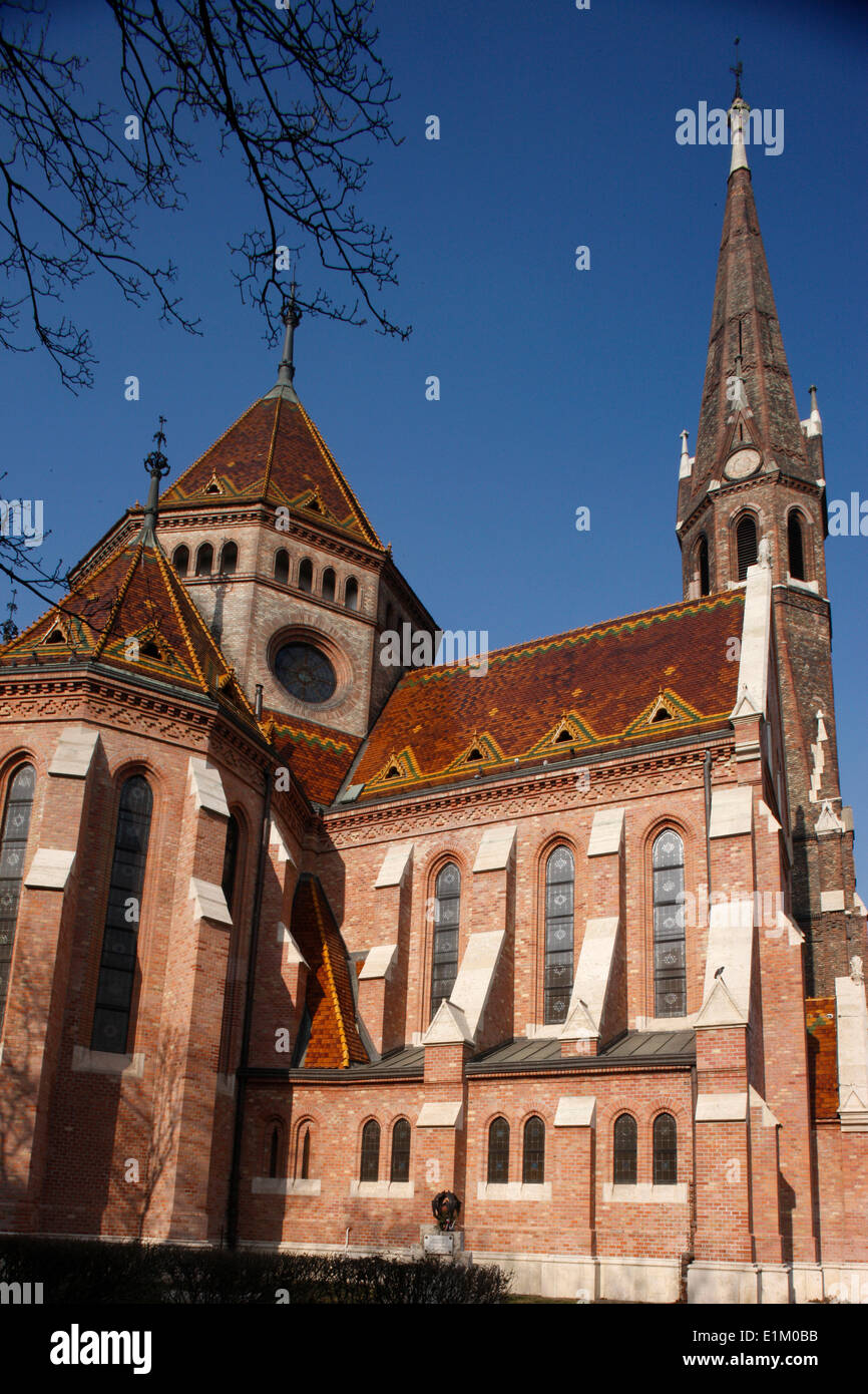 Iglesia calvinista, Budapest. Foto de stock