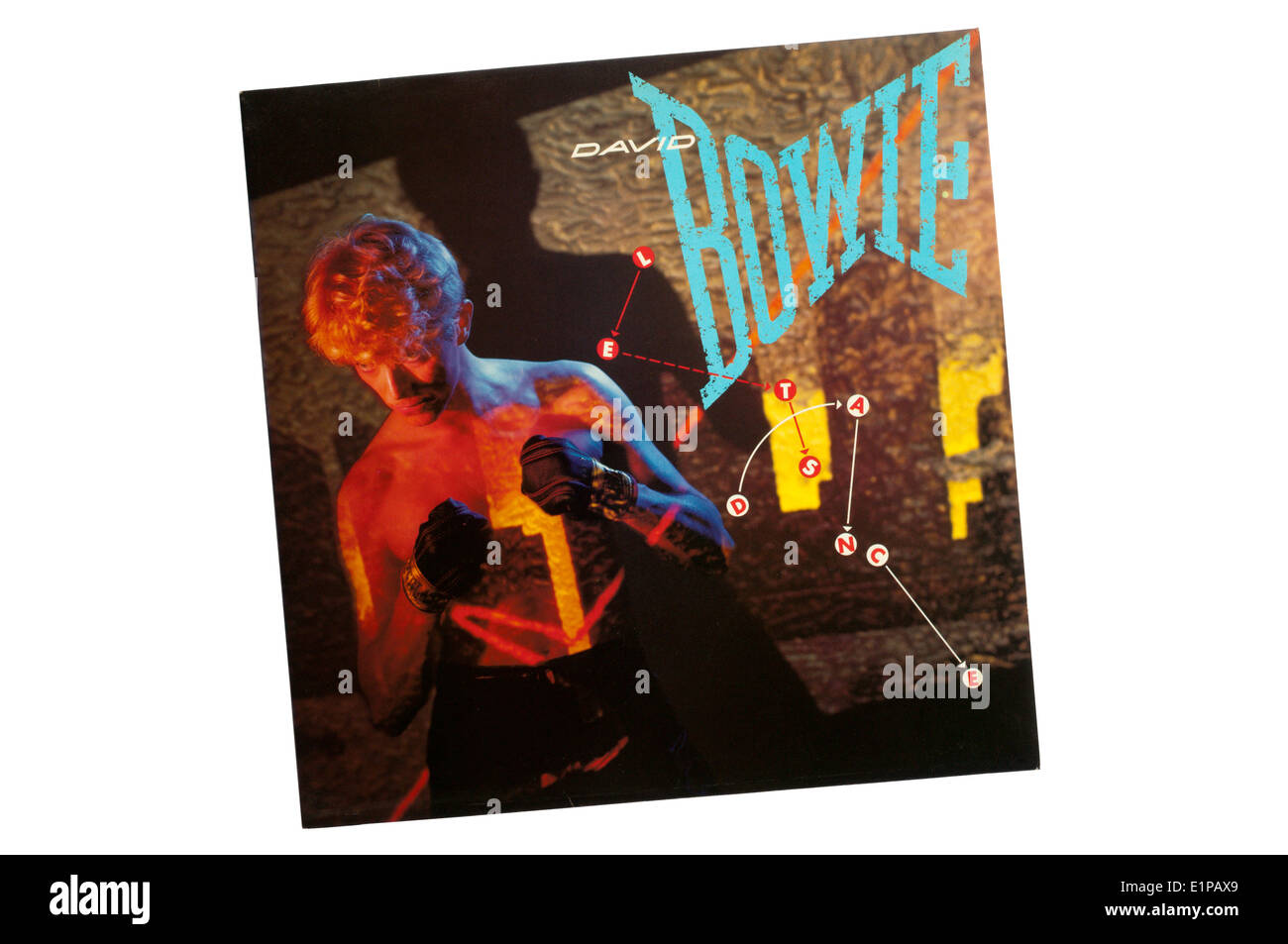 Let's Dance es el 15º álbum de estudio de David Bowie, lanzado en 1983. Foto de stock