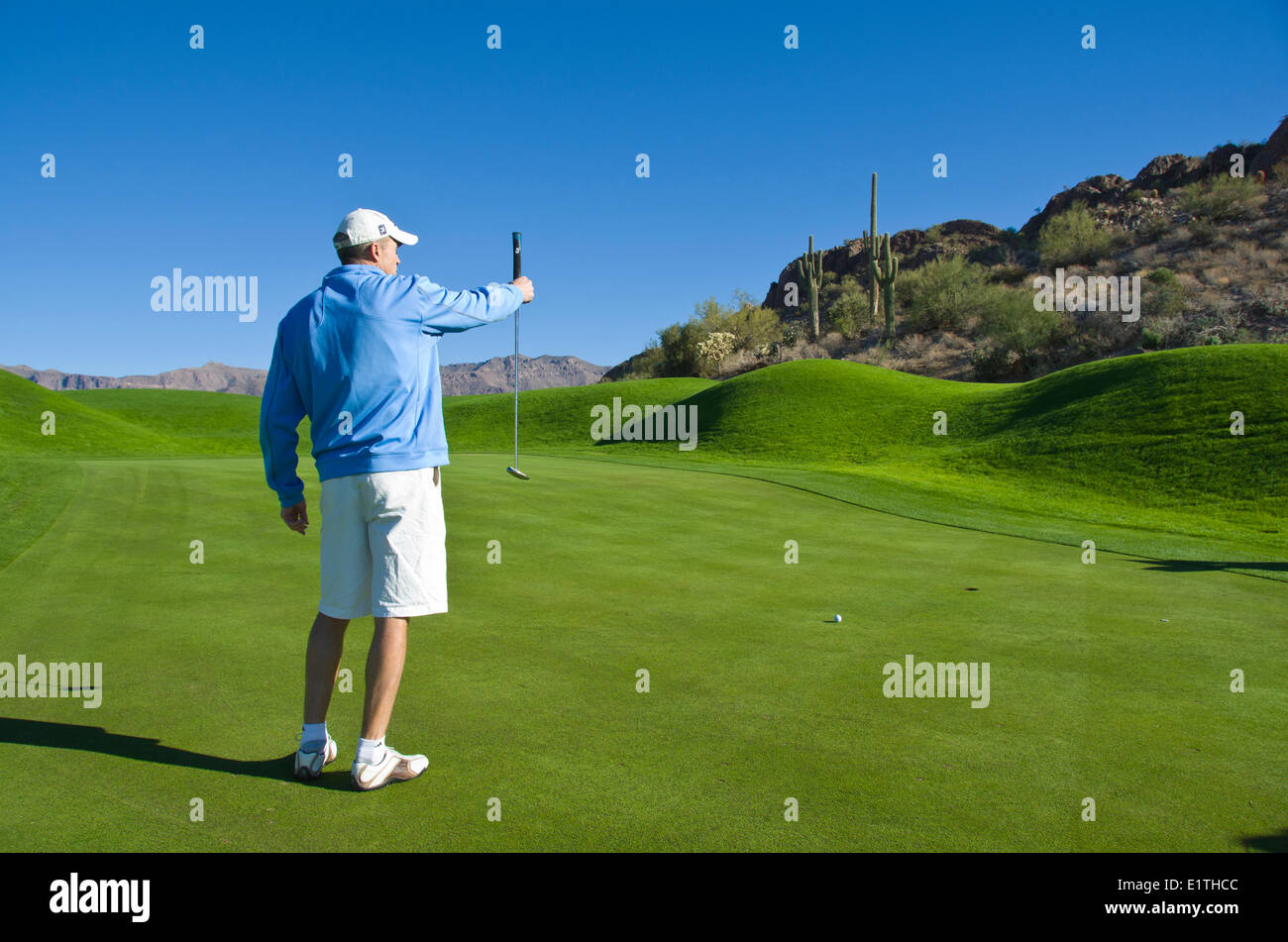 Gold Canyon Golf Resort en oro Canyon, cerca de Phoenix, Arizona, EE.UU. Foto de stock
