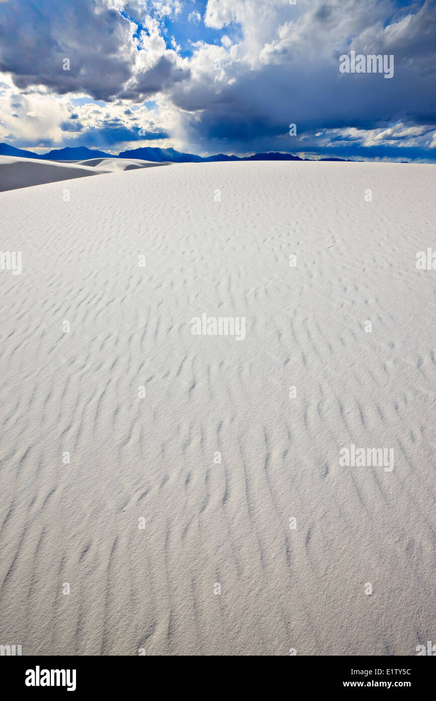 Monumento Nacional White Sands, Nuevo México, EE.UU. Foto de stock