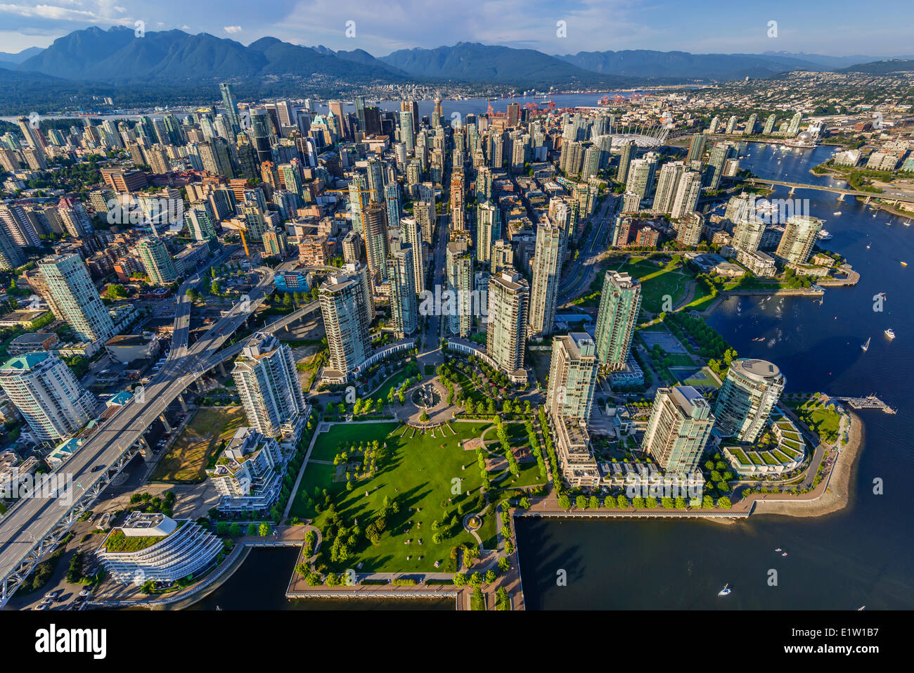 George Wainborn Park. Vancouver. Foto de stock