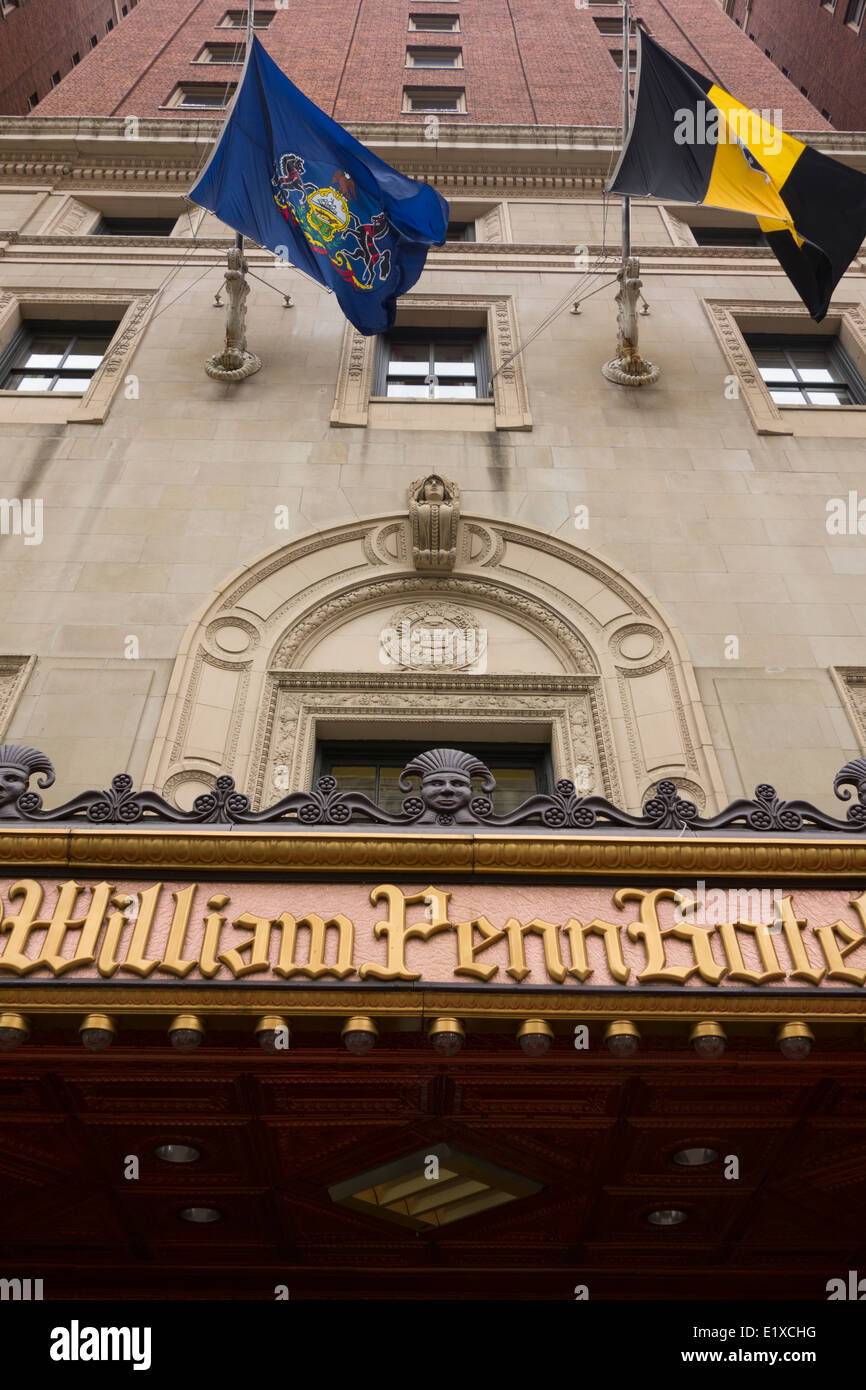 William Penn Hotel en Pittsburgh PA Foto de stock