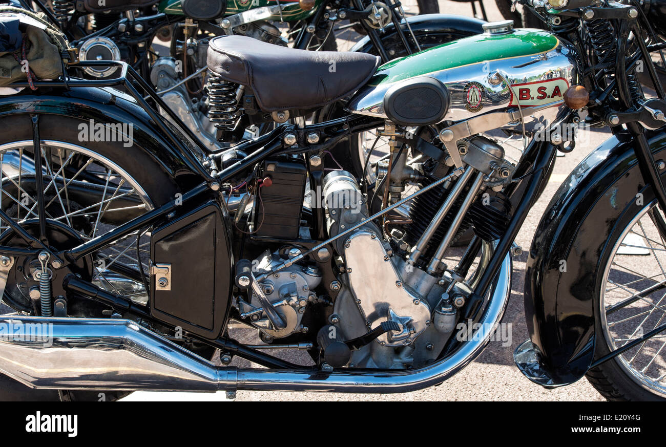 Vintage bsa motorbike motorbikes motorcycle motorcycles fotografías e  imágenes de alta resolución - Alamy