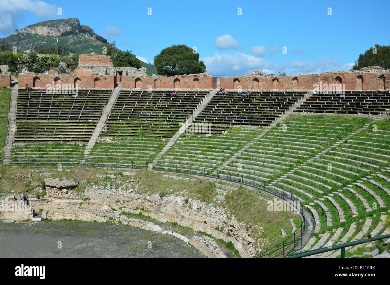 Teatro Griego restaurado Foto de stock