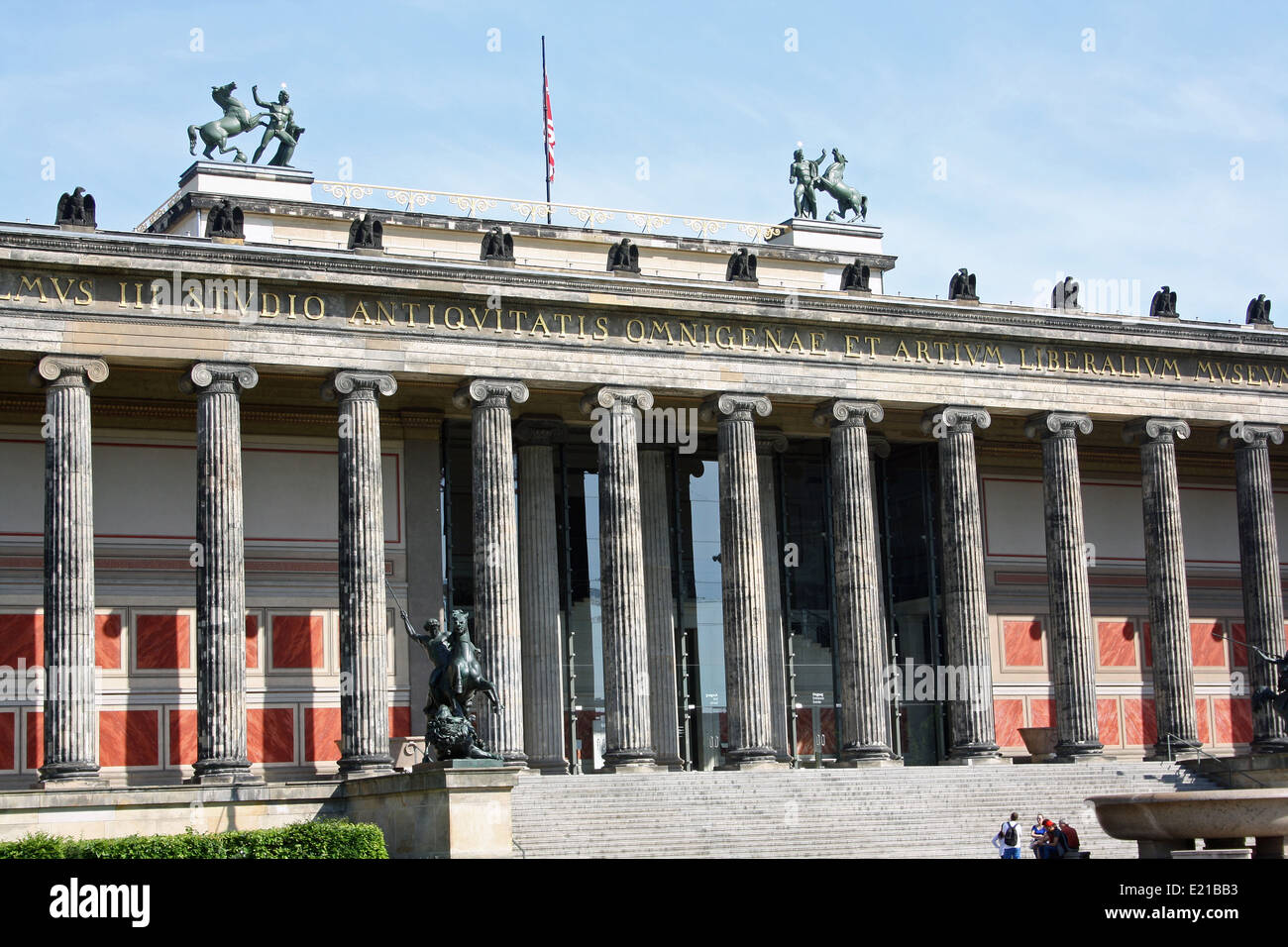 Altes Museum, Berlín neoclásico, obra maestra Foto de stock