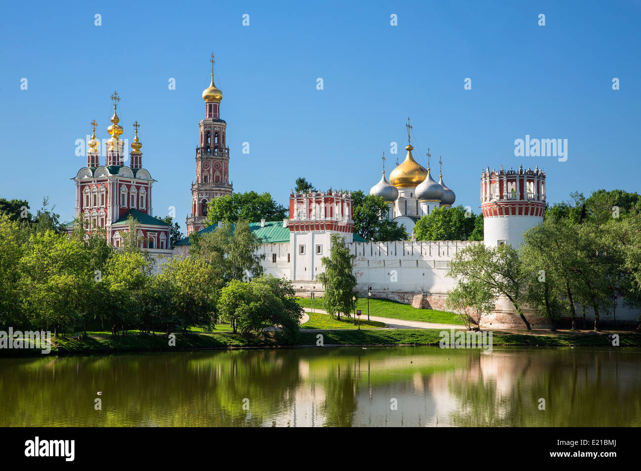 Rusia, oblast de Moscú, el convento de Novodevichy Foto de stock