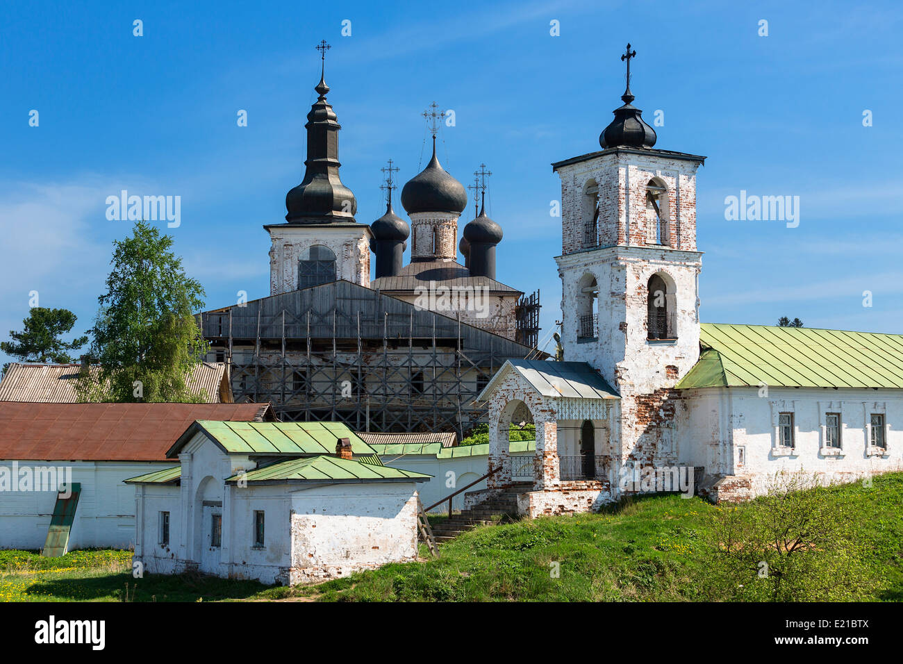 El Monasterio de la Resurrección Goritsky Báltico Volga Foto de stock