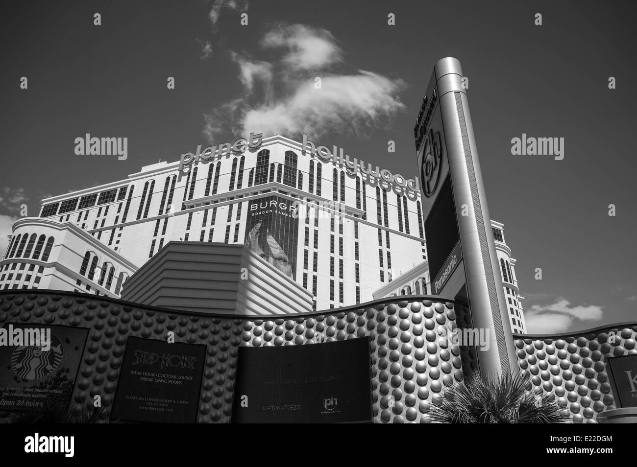 Las Vegas, hoteles, Las Vegas Boulevard. Foto de stock