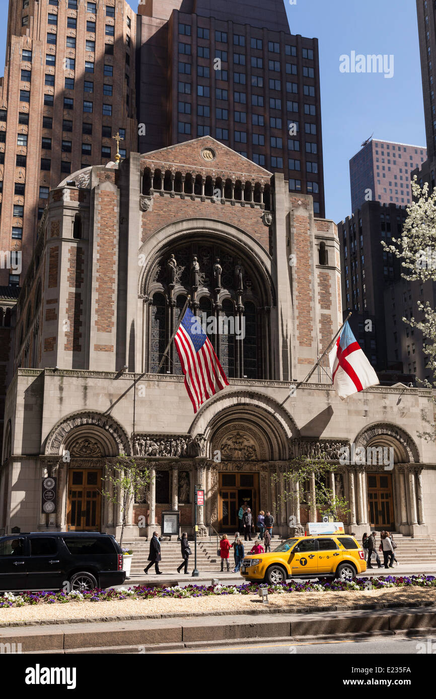 La Iglesia de San Bartolomé, en Park Avenue, Nueva York Foto de stock