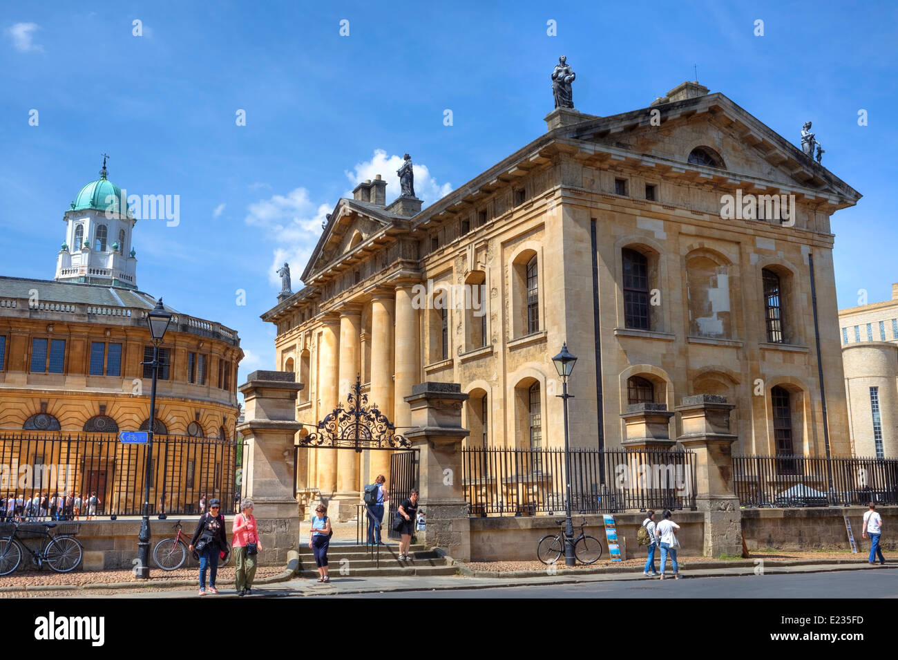 Bodleian Library, Oxford, Oxford, Inglaterra, Reino Unido Foto de stock