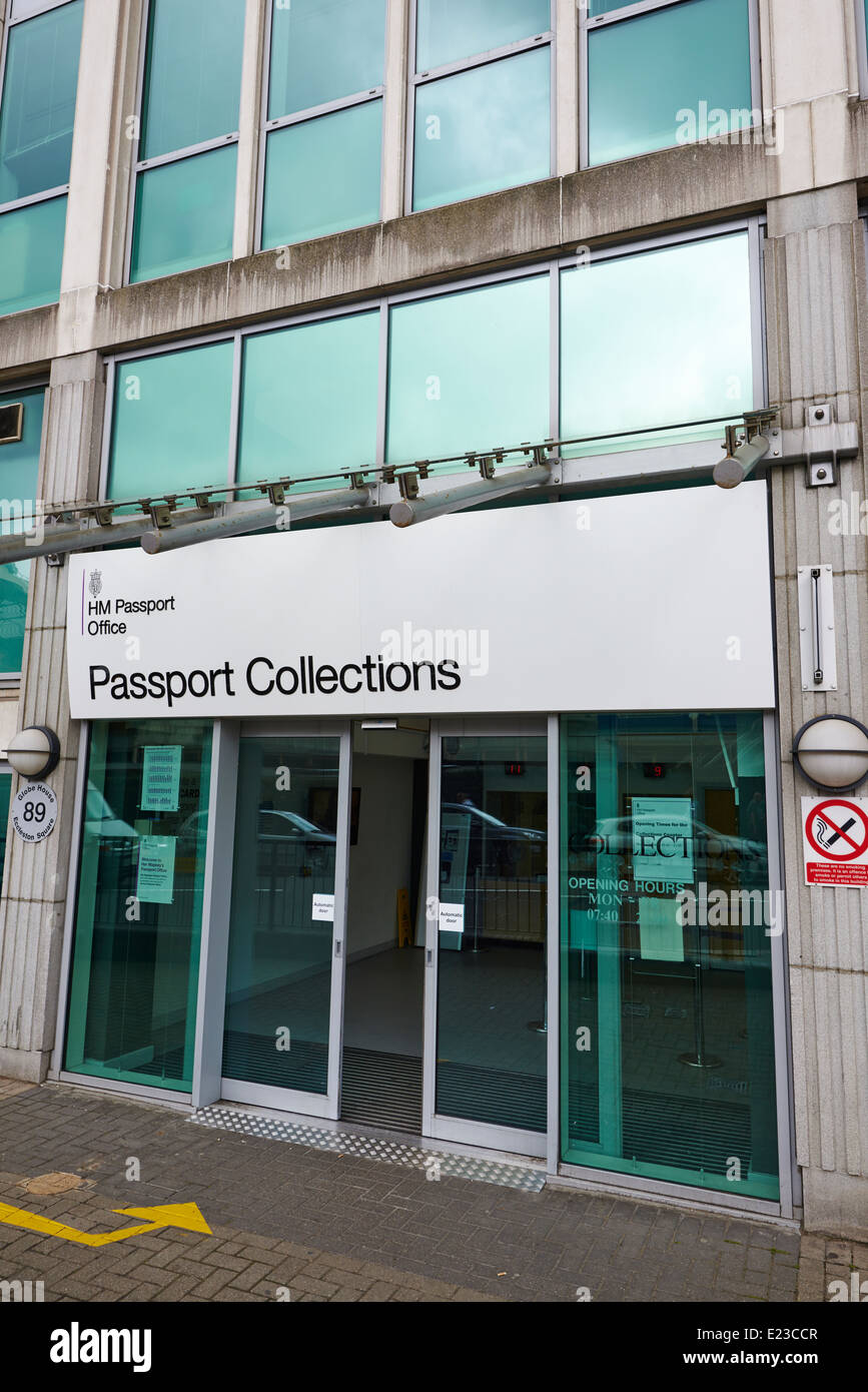 La Oficina de Pasaportes de HM Colecciones Belgrave Road Westminster Londres, Gran Bretaña. Foto de stock