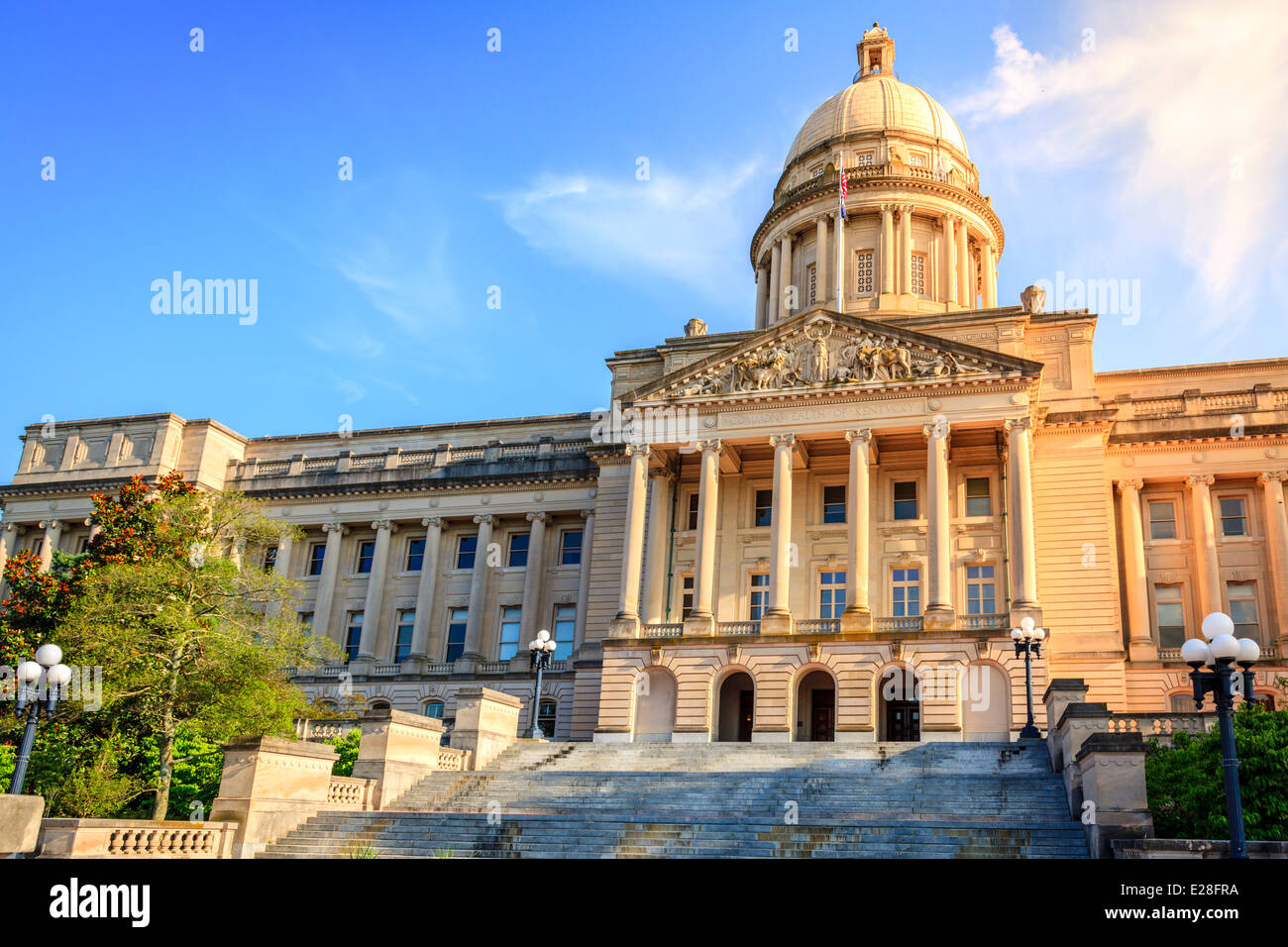 Edificio del Capitolio en Frankfort, Kentucky Foto de stock