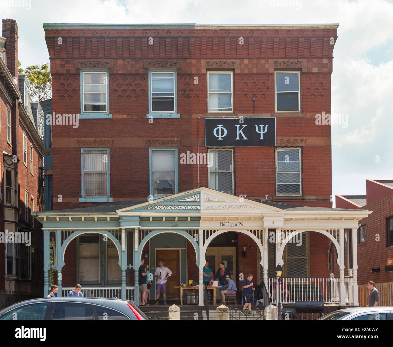 Phi Kappa Psi casa de fraternidad, de la Universidad de Pensilvania,  Filadelfia, EE.UU Fotografía de stock - Alamy