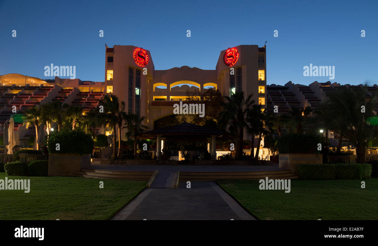 Hotel Sheraton Sharm el-Sheij, en el Sinaí, Egipto Foto de stock