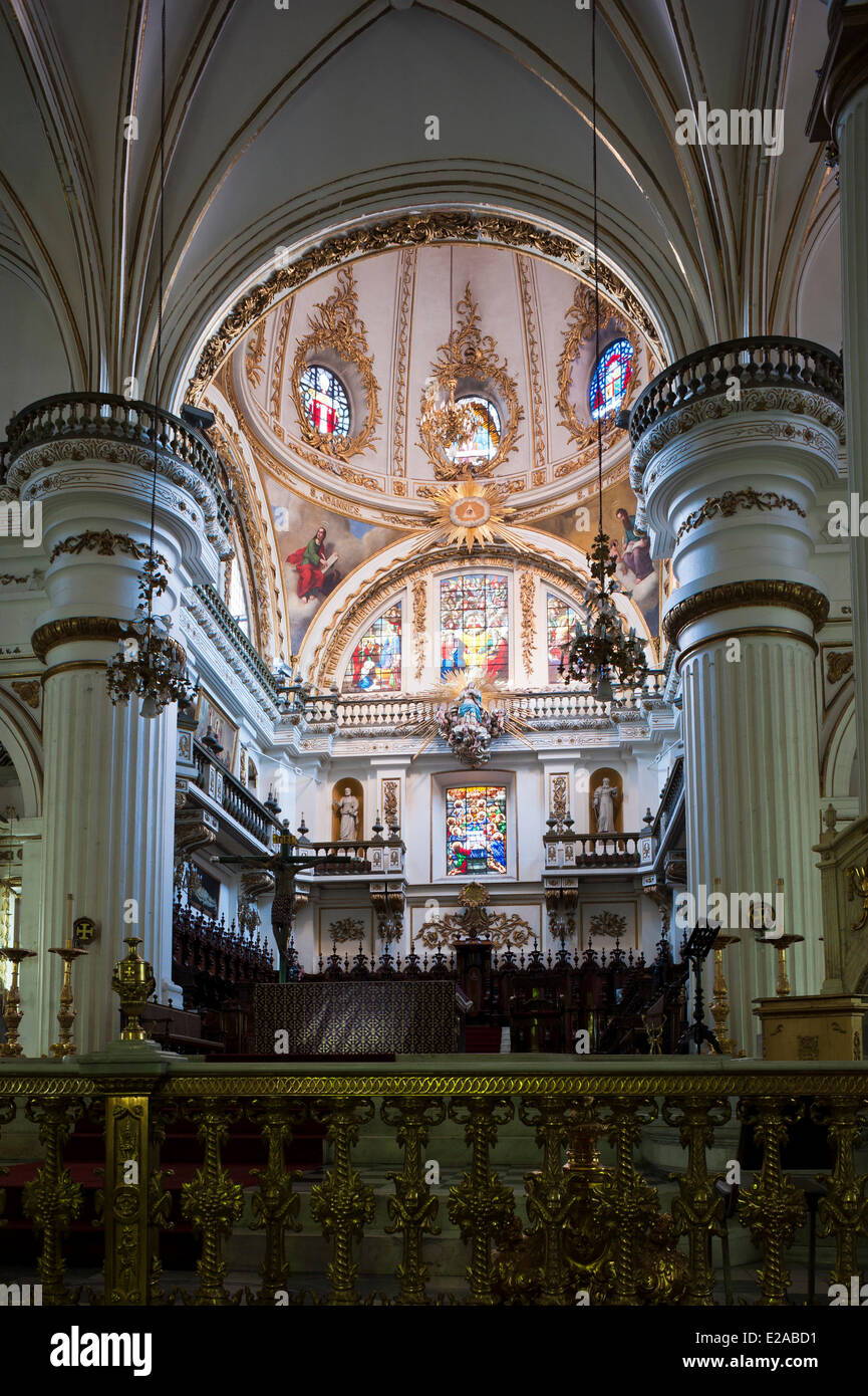 México, en el estado de Jalisco, Guadalajara, la catedral Foto de stock
