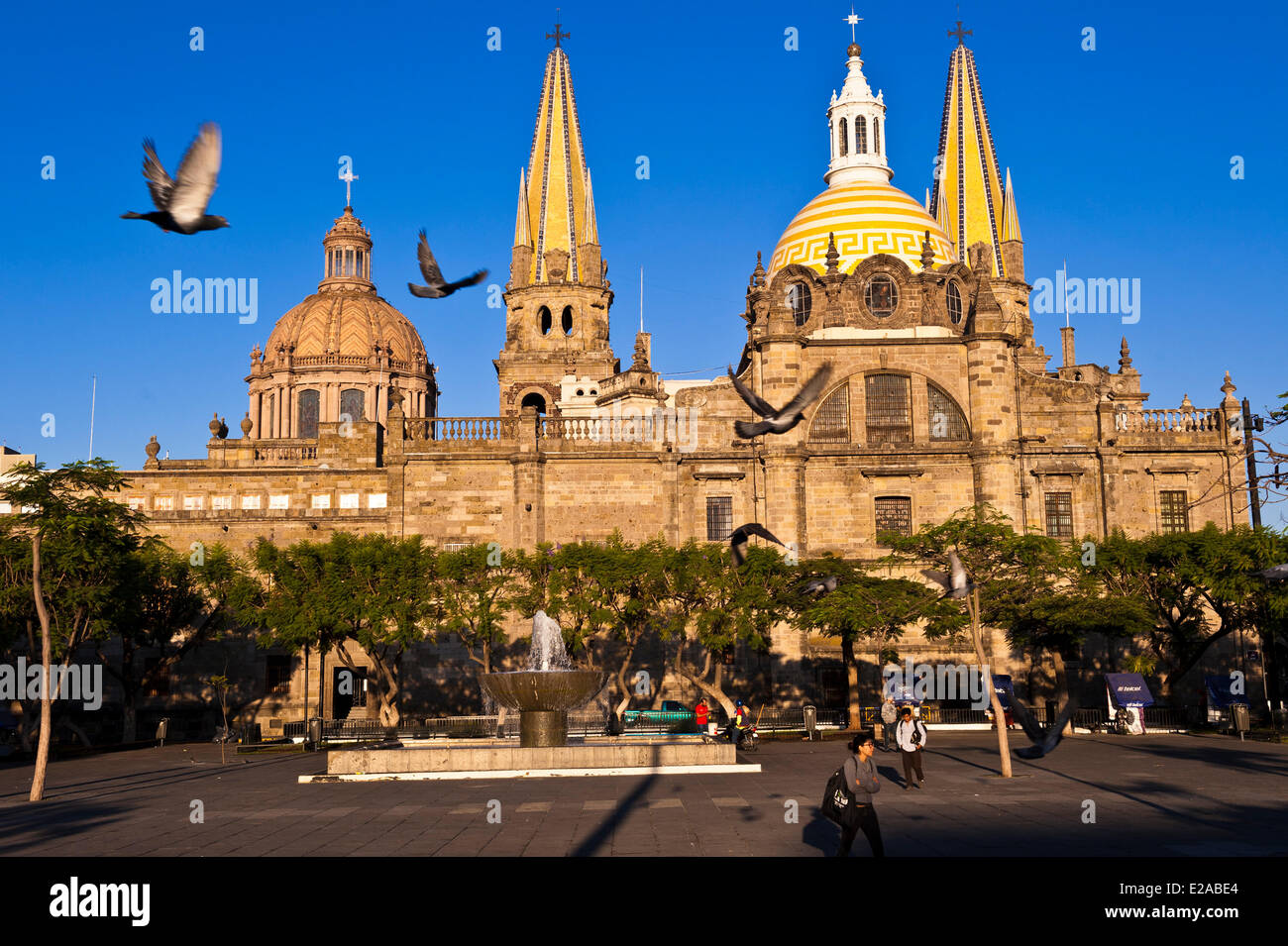 México, en el estado de Jalisco, Guadalajara, la catedral Foto de stock