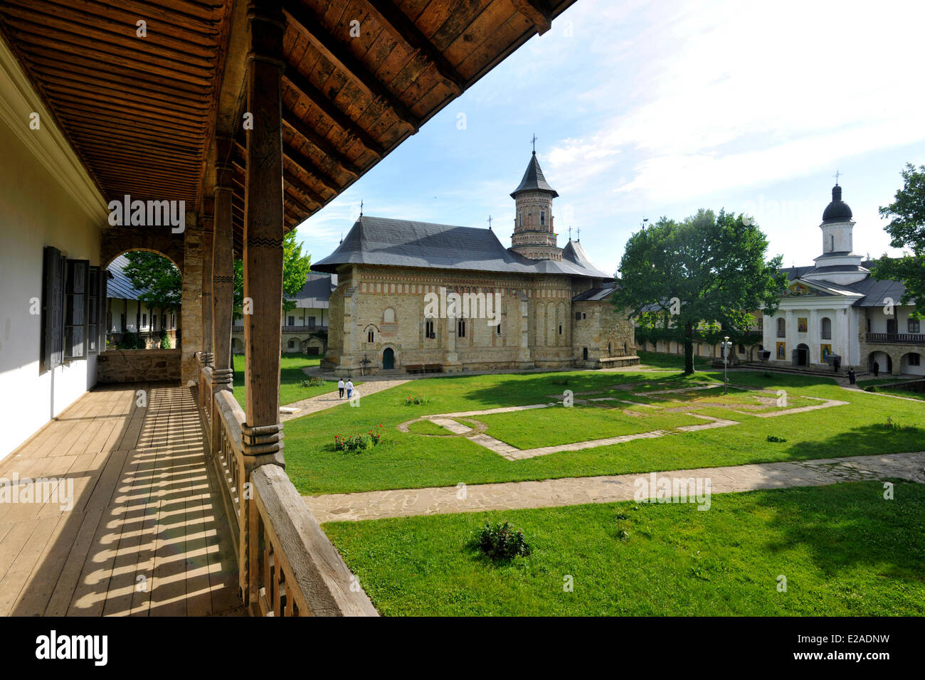 Rumania, los monasterios de Bucovina, Región de Neamt, Targu Neamt Foto de stock
