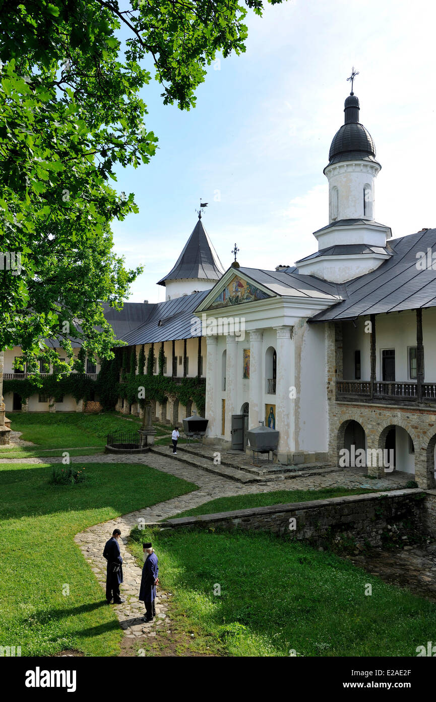 Rumania, los monasterios de Bucovina, Región de Neamt, Targu Neamt Foto de stock