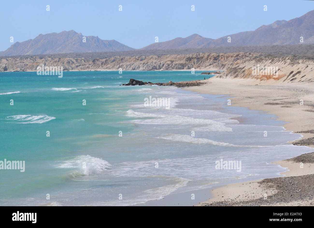 México, Estado de Baja California Sur, el Mar de Cortez, catalogada como Patrimonio de la Humanidad por la UNESCO, Cabo Pulmo Foto de stock