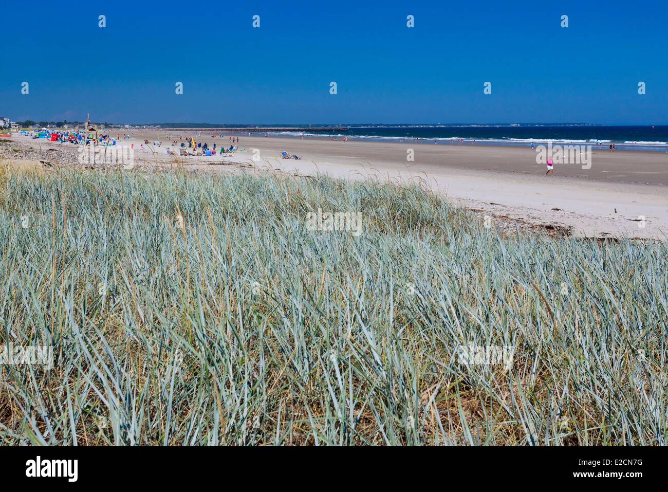 Estados Unidos Maine pozos playas arenosas y dunas Foto de stock