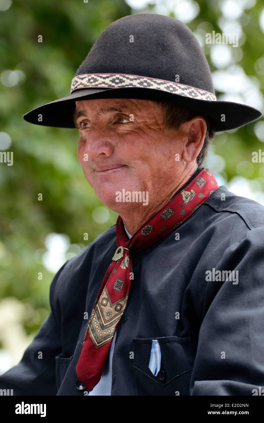Argentina Buenos Aires San Antonio de Areco gaucho en el d??a de la