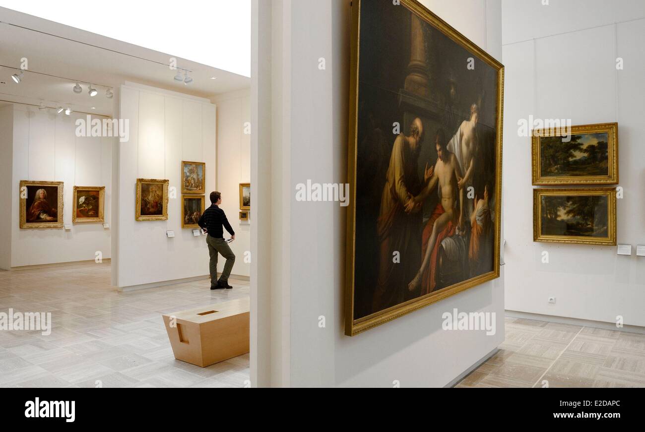Francia Finisterre Quimper Musee des Beaux Arts la colección de pintura francesa Foto de stock