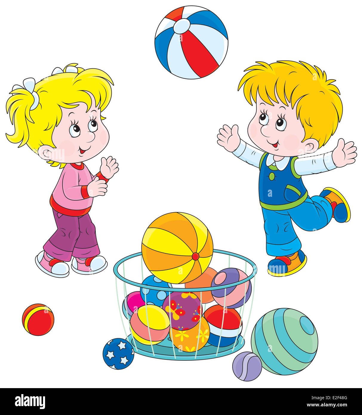 Niños jugando con pelotas hotsell