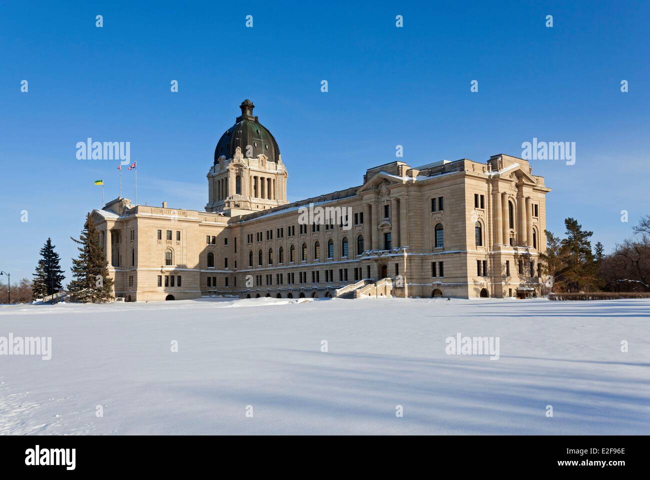 Regina, Saskatchewan, Canadá, capital de la provincia, el Parlamento Foto de stock