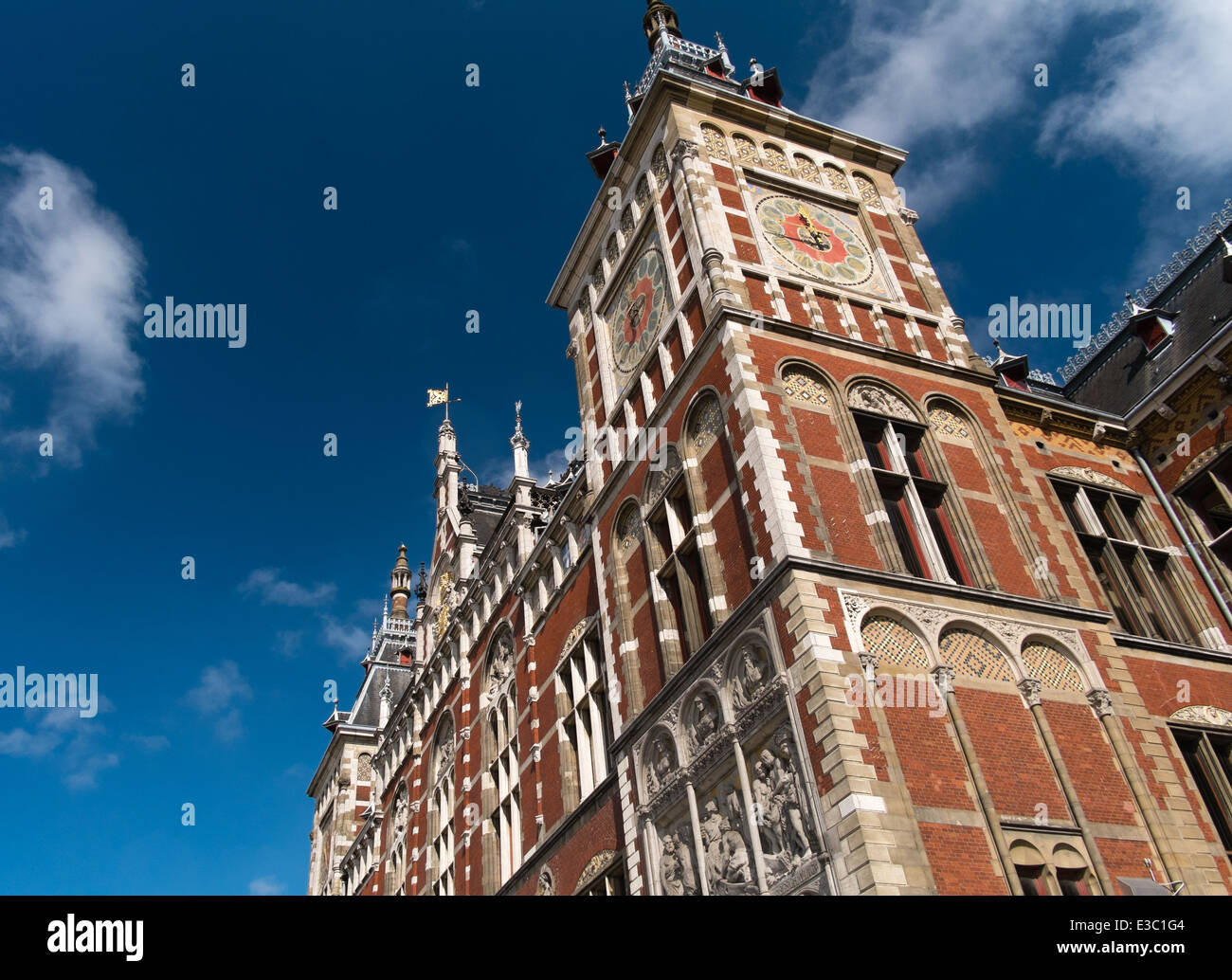 Amsterdams estación central Foto de stock