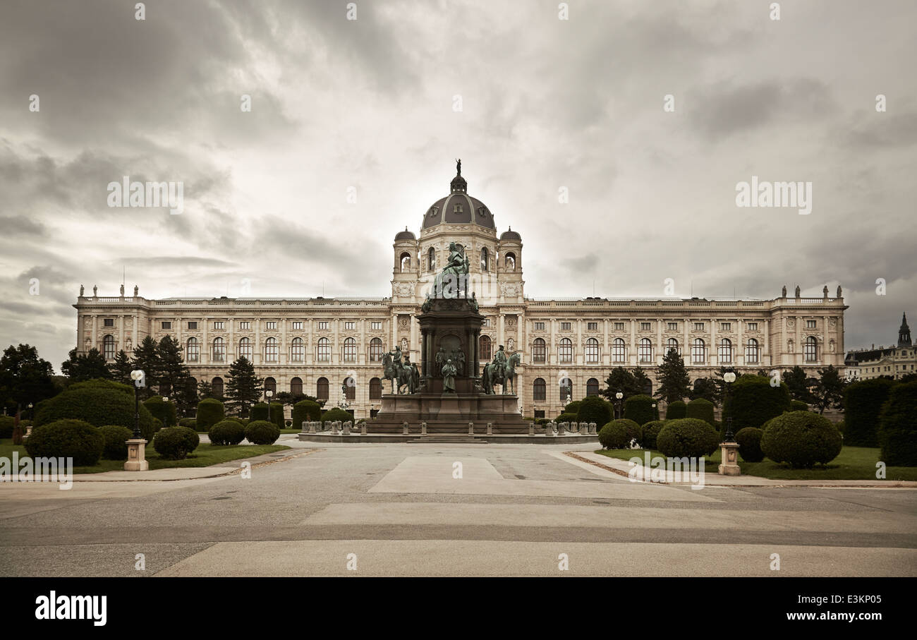 Kunsthistorisches Museum Wien (museo de historia del arte) de Viena Foto de stock