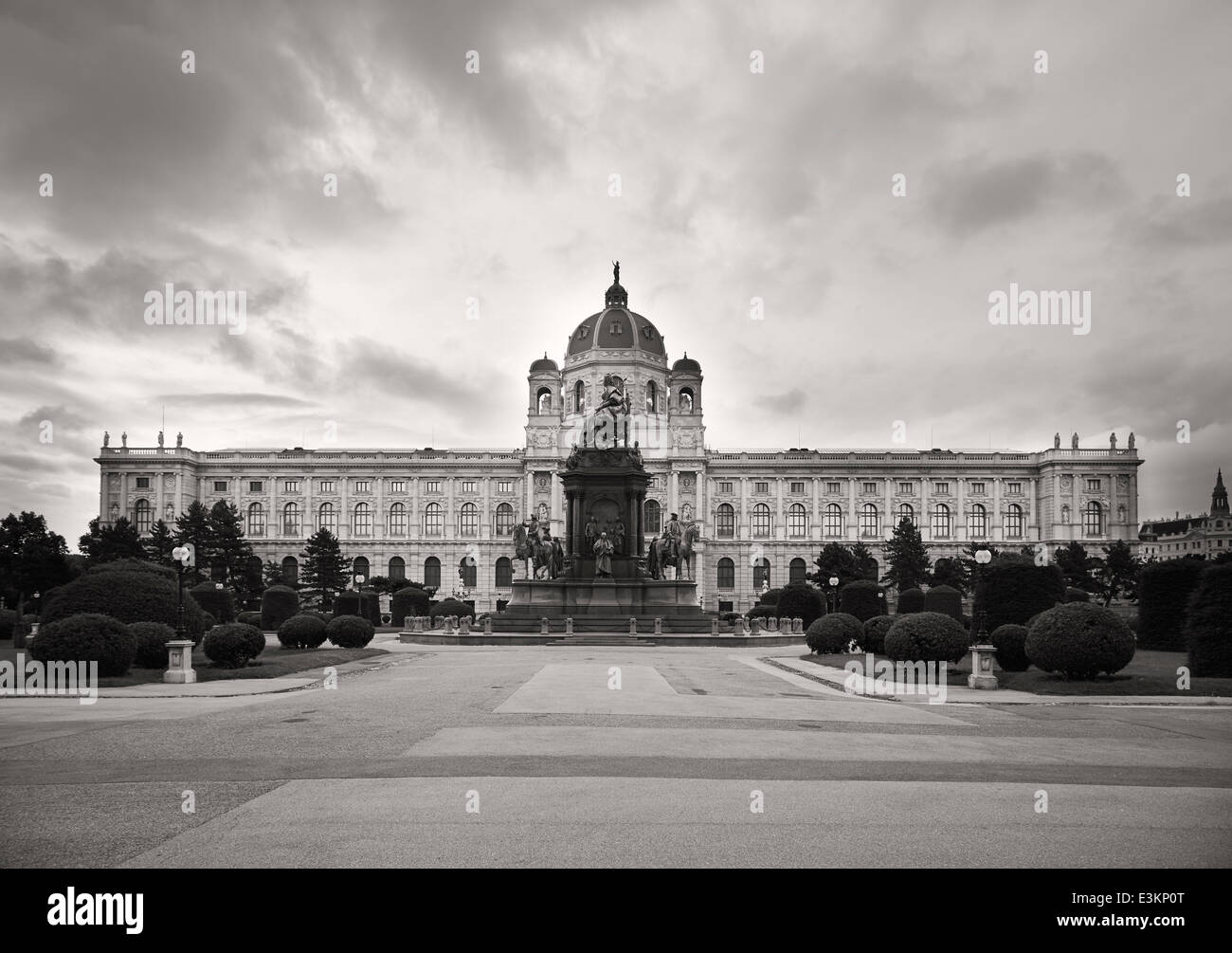 Kunsthistorisches Museum Wien (museo de historia del arte) de Viena Foto de stock